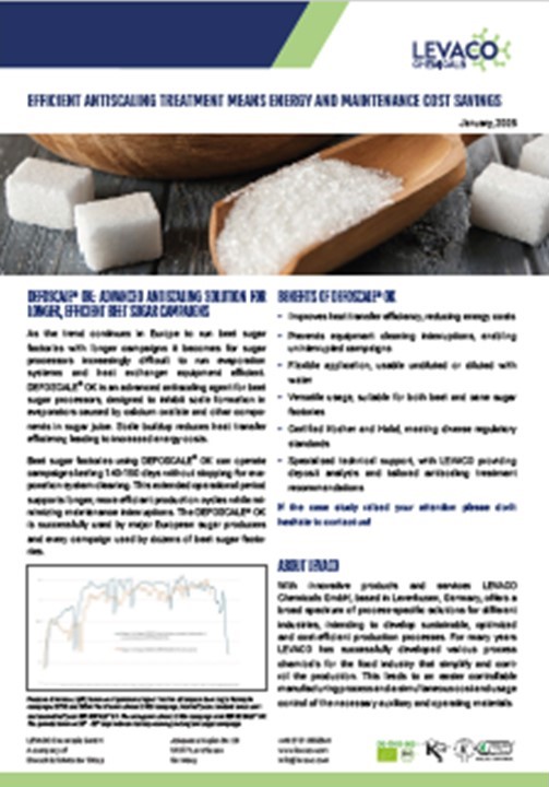 Efficient antiscaling treatment means energy and maintenance cost savings